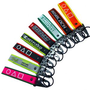 Personalized Design Shape Size <b>Custom</b> Embroidery Keychain Accessories <b>Key</b> Chain Club Logo Keyring - Product Image 2