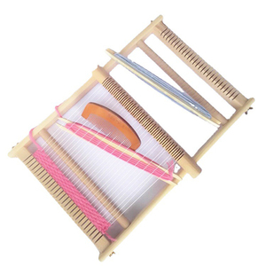 Jouets en <span class=keywords><strong>bois</strong></span> grande taille pour enfants, Machine à tisser, bricolage à la main, jouet en <span class=keywords><strong>bois</strong></span>, développement intellectuel, couleur <span class=keywords><strong>de</strong></span> la <span class=keywords><strong>laine</strong></span> aléatoire - Product Image 3