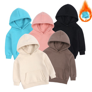 Sweat-shirt à capuche unisexe en coton brodé en polaire pour bébés, garçons, filles, groupes d'âge et <span class=keywords><strong>enfants</strong></span> - Product Image 1