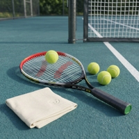 Ensemble de raquettes de tennis personnalisées en aluminium léger et portable, 25 pouces, entraînement professionnel, sports de plein air, divertissement