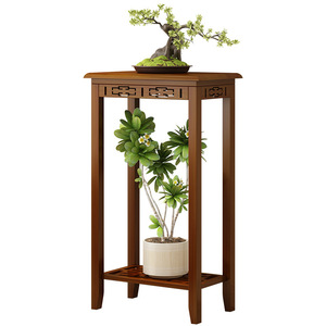 Soporte de madera para flores, estante de varios niveles para sala de estar, balcón, decoración del hogar, estante de exhibición para plantas, material de bambú - Product Image 5