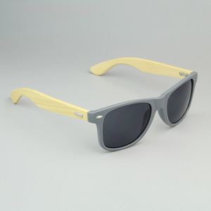 Wholesale Customizable <b>Sunglasses</b> Classical Gray PC Polarized UV400 <b>Bamboo</b> Wood Lenses Different Series Man Blue Yellow White - Product Image 3