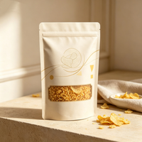 Sacs d'emballage refermables anti-odeur personnalisés avec logo imprimé, qualité alimentaire, pour poudres et snacks