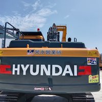 Excavatrice Hyundai 220LC-9S d'occasion prête à être expédiée, flèche renforcée pour projets de moyenne envergure