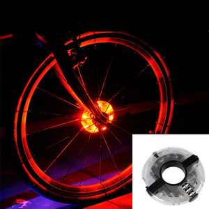 Mới Đến LED Vòng Tròn Đa-Màu Sắc Đèn <span class=keywords><strong>Flash</strong></span> Đa-Chế Độ An Toàn Cảnh Báo Bánh Xe Xe Đạp Ánh Sáng - Product Image 3