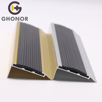 Profilé d'angle en aluminium pour marches d'escalier en marbre et céramique, protection des bords des marches