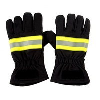 Gants de pompier EN659, style cinq doigts, quatre couches, NOMEX Aramid, ignifuges, imperméables, équipement de sauvetage incendie