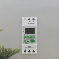 Sakelar Timer Digital LCD Elektrik Pintar Terprogram CNJXU AHC30A 24 Jam Kontrol Otomatis Mingguan Bertenaga Baterai IP44 Tembaga