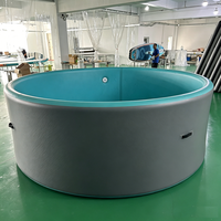 Piscine gonflable InflaToGo Large DWF PVC 3*1.2m 15cm d'épaisseur Garantie 2 ans Portable Installation facile Terrasse