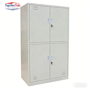 Vis d'assemblage pour armoire métallique, casier de rangement en acier inoxydable, casier de gym, armoire à 2 portes, 2 clés - Product Image 2