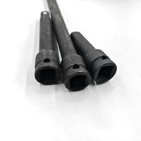 3 pièces 3 5 10 pouces de long Fabricant d'usine de haute qualité Clé à douille à impact Accessoires Barre d'extension d'impact noire de 1/2 pouces