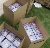 Pack d'extension MEGA pour jeu de cartes à collectionner en gros Ninja Spin Box Top Loader Ultra Dream M4 Boîte de pack supplémentaire Originale