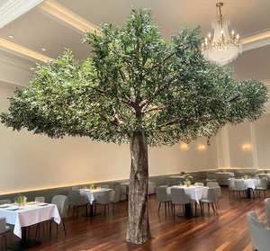 Cây ô liu nhân tạo mô phỏng cao cấp dùng trang trí cảnh quan, cao 10 ft, cây lớn thường xanh - Product Image 1