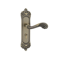 Offre Spéciale : Ensemble de Poignées de Porte et Serrures en Alliage de Zinc au Design Traditionnel Vintage, Options Personnalisables, Installation Facile pour Portes en Bois