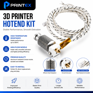 Kit de Hotend Printex <span class=keywords><strong>KP3S</strong></span> para Extrusor Titan MK8, Boquilla de 0.4mm, Filamento de 1.75mm, Repuestos para Hot End de Impresora 3D - Product Image 1