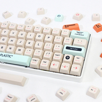 Hot Sale Novelty Colorful Keycaps Pbt Doubleshot Keycaps Custom 68key 135keys Skeycaps