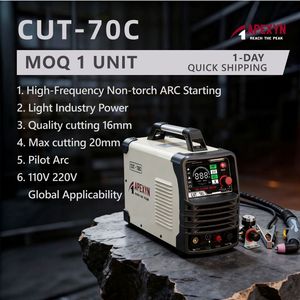 70A Manual Control IGBT Air Pilot <b>Welding</b> Plasma Cutter Machine Carbon Steel Stainless Aluminum Non-contact CUT-70C Professional - Product Image 6