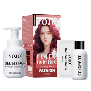 Produit phare en Corée et en Asie du Sud-Est : Coloration capillaire à bulles VOJO sans ammoniaque, 12 teintes tendance, <span class=keywords><strong>couleur</strong></span> longue durée, en stock, vente en gros - Product Image 1