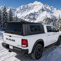 Armacap Hardtop modulaire en acier au manganèse avec fenêtre coulissante et becquet arrière pour Ram 1500 5.7/6.4 pieds