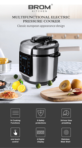 <span class=keywords><strong>Olla</strong></span> a Presión Eléctrica Multiusos de 6L Antiadherente para Cocinar Pollo Frito de Granito en Pakistán - Product Image 2