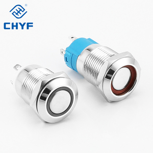 8mm 10mm 12mm mini momentary khóa không thấm nước ip65b PC điện bắt đầu chuông cửa chuông đẩy nút chuyển đổi - Product Image 3