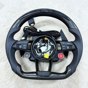 Volant en fibre de carbone LED de qualité supérieure pour <span class=keywords><strong>Audi</strong></span> A3 8V 8Y A4 A6 B8 B9 Série <span class=keywords><strong>Q</strong></span> R8 S RS - Product Image 3