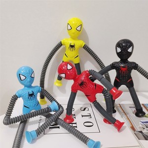 Cross-border Bestseller Giraffe <strong>Robot</strong> <strong>Spiderman</strong> &amp; Eggboy Stretch Tube Children's Stress-Relief Toy Model Md006 Made in Guangdong - Product Image 3