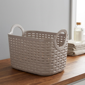Panier à linge en plastique PP écologique, multi-tailles, gain de place, avec poignées double face pour une utilisation polyvalente, en promotion - Product Image 3