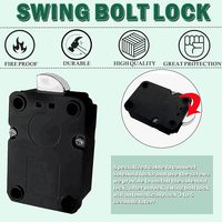 Serrure électronique pour coffre-fort à armes, en alliage de zinc, antivol, durable, plaqué zinc, avec clavier numérique, installation facile