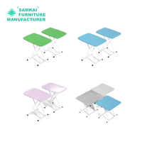 Table pliante en plastique réglable en hauteur SK-ZDZ-H003-Table à manger de café et de jardin de vente chaude