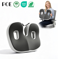 Coussin de siège ergonomique personnalisé pour voiture, en mousse à mémoire de forme, pour soulager la pression et la douleur du coccyx