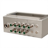 Boîtier électrique antidéflagrant IP66 SS316 Ex Tb IIIC T68 ° Boîtier de jonction C Db DC24V 5A, boîtier de commande industriel CE25.5002X