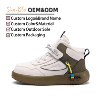 Personnalisation en usine de chaussures de marche confortables et chaudes de créateur chaussures décontractées pour enfants
