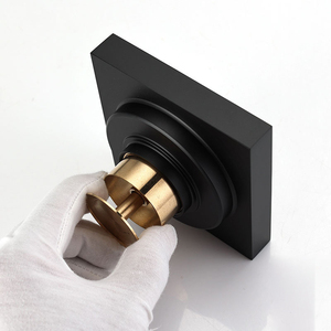Square Siphon Copper Black Balcony Kitchen Heavy Duty Concealed Taizhou Brass <strong>Floor</strong> <strong>Drain</strong> <strong>Cover</strong> - Product Image 5