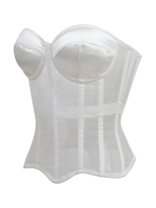 Corsetto Sexy da Donna per Spose e Creazione di Abiti, Lingerie Traspirante con <span class=keywords><strong>Reggiseno</strong></span> in Pizzo e Lacci e Top con Bretelle - Product Image 5