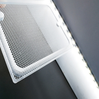 Promotion ventes bonne qualité prix bon marché affichage en plastique acrylique panneau de guidage de lumière feuille de diffuseur pour éclairage LED