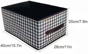 Boîte de rangement pliable en tissu pour vêtements, élégante, boîtes de rangement, bacs de rangement, contenants de rangement pour sous-vêtements - Product Image 5