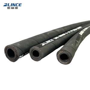 Manguera Negra de Superficie Lisa para Manguera de Aire de 6 mm con Conectores Macho y Fundas Metálicas, Manguera Hidráulica de Goma - Product Image 1