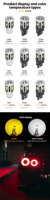 Ampoule LED de remplacement 3156 T20 7440 7443 3157 1156 1157 pour feux de signalisation, feux de porte, feux de lecture, feux de recul, feux de freinage
