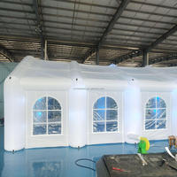 Tente de réception gonflable blanche Tianxu grande taille pour événements extérieurs/intérieurs, salons professionnels, fêtes, location événementielle - Garantie 24 mois