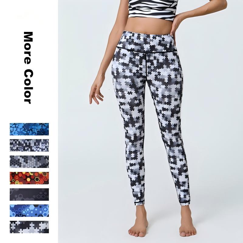 Fitness & Yoga Wear Breathable Quick Dry Yoga Pants for Tall Women Polyester Spandex Fabric High Waist Shapewear Yoga Leggings