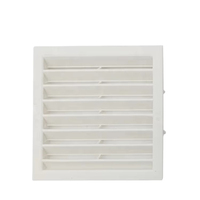 Système de ventilation d'échappement Ventilation carrée en PP Ventilation extérieure CVC Persiennes