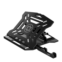 Support Pliable et Portable 2 en 1 pour Ordinateur Portable (12 à 16 Pouces) et Téléphone Mobile, Accessoire pour MacBook, Ordinateur et Tablette