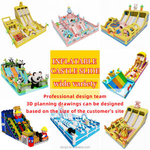 Nuevo Diseño de Castillo Inflable con Tobogán, Combo de Brincolín Inflable para Niños, Juegos Inflables para Fiestas de Alquiler - Product Image 3