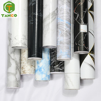 Rouleau de papier peint autoadhésif en PVC de 45cm de largeur autocollant et papier de contact adhésif pour décoration murale