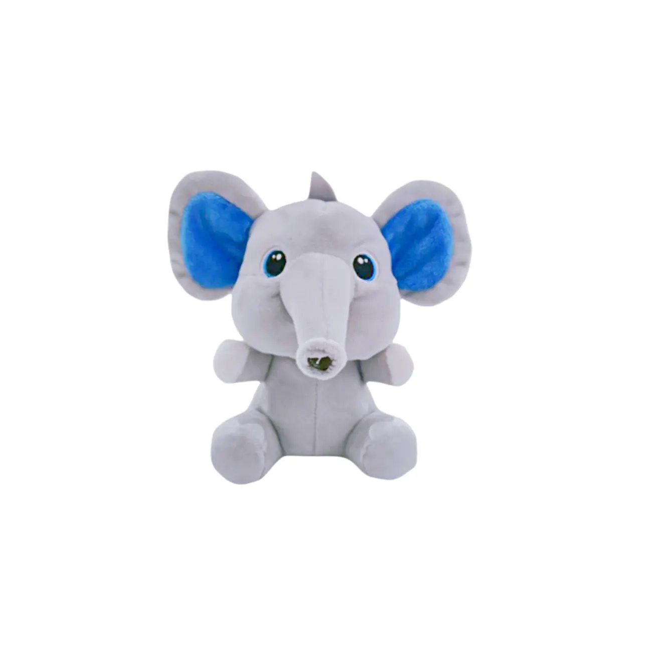 カスタムファクトリーハンドメイドかわいい小さなぬいぐるみ素敵な大きな耳灰色の象