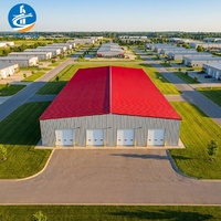 Bâtiment d'entrepôt préfabriqué en structure métallique, conception de modèle 3D, kit métallique économique, assemblage rapide