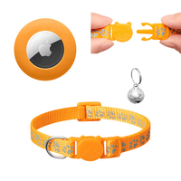 Conception de bandes réfléchissantes de haute qualité souple pas cher réglable colliers pour chat et chien Animal Air Tag collier pour chat