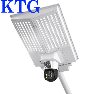 New Arrival Solar Street Light With Camera 4G Wifi 4MP Outdoor Solar Monitoring <b>Lamp</b> 2000W CCTV <b>Wireless</b> - Product Image 2