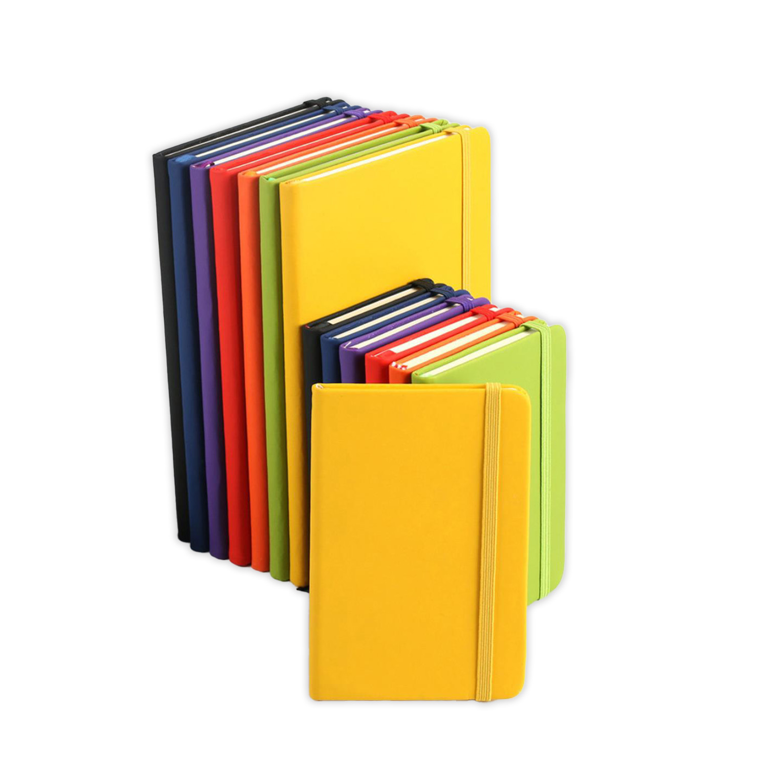 80 листов, цветной блокнот из искусственной кожи в твердом переплете, рекламный блокнот a5